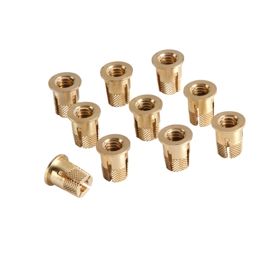 ENCAPSULATING BRASS NUTS 10 PCS SET