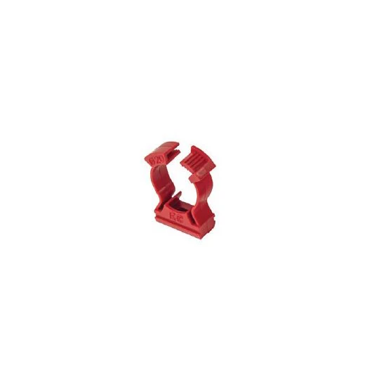 PVC COLLAR CONDUIT CLIPS EC D20 RED 100PCS.