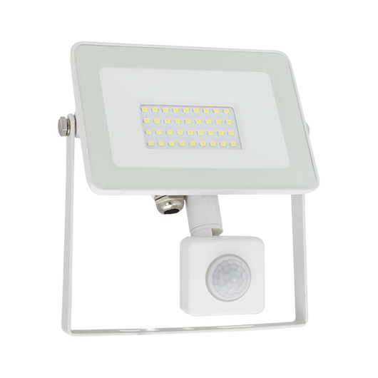VEGA30 LED kültéri relektor mozgásérzékelővel 30W, fehér