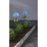 Kép 2/2 - Hortensia kerti szolár állólámpa kék