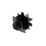 Kép 1/2 - MasterLED LUXO 48V mágneses pályalámpa rendszerhez csatlakozó, süllyesztett, szögletes típusú, fekete
