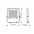 Kép 2/3 - Videx Davis 30 W-os 5000K, 3 900lm, LED reflektor