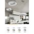 Kép 3/3 - Donut-AZ Azzardo mennyezeti lámpa távirányító szabályozható 13940lm