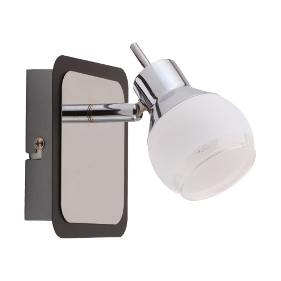 Image of Epos króm/wenge LED fali lámpa