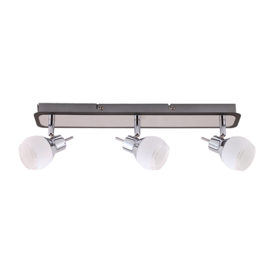 Image of Epos króm/wenge 3-as LED mennyezeti lámpa
