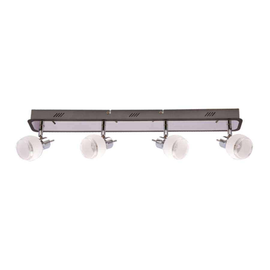 Image of Epos króm/wenge 4-es LED mennyezeti lámpa