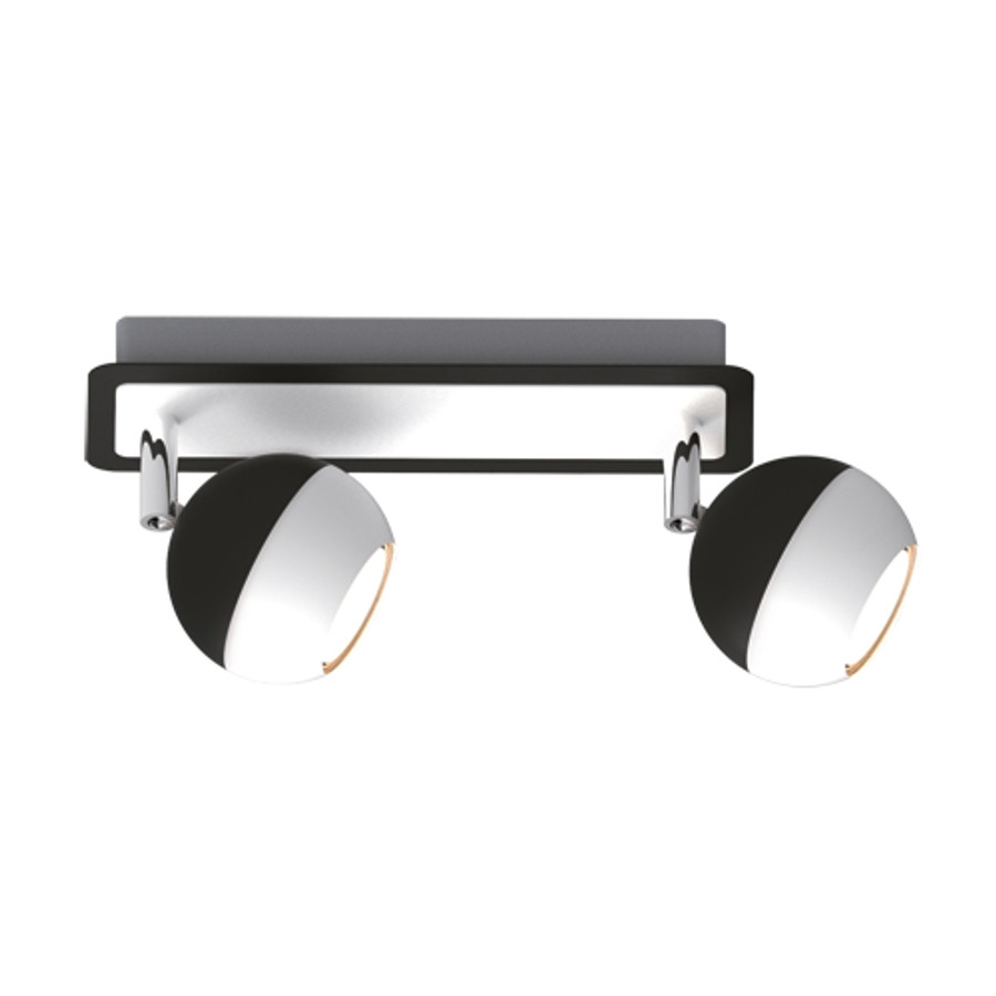 Image of Kombi LED mennyezeti lámpa fekete/fehér GU10-es foglalattal