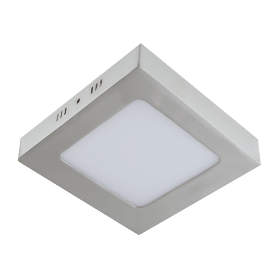 Image of Martin 6 W-os falon kívüli króm színű négyzet LED-es mennyezetlámpa