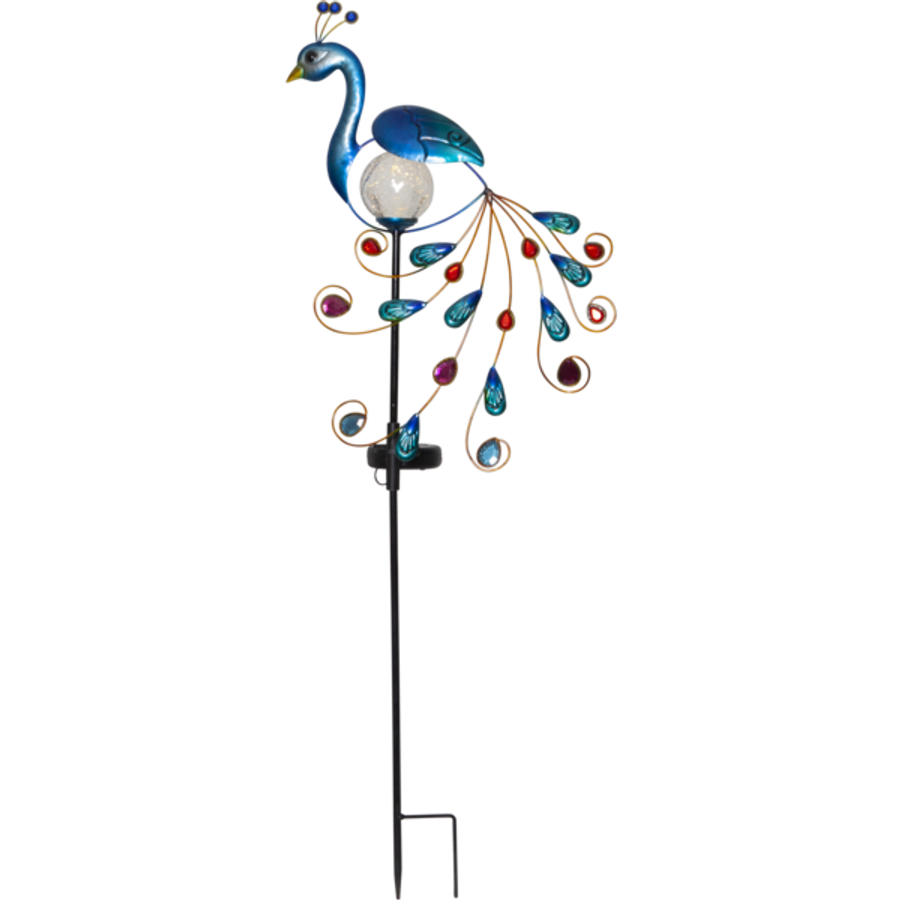 Image of Peacock kerti szolár lámpa