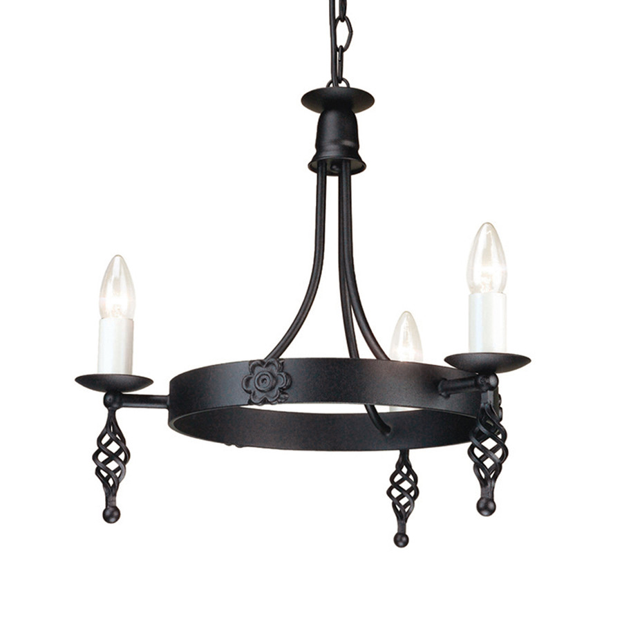 Image of ELSTEAD Belfry 3Lt csillár fekete