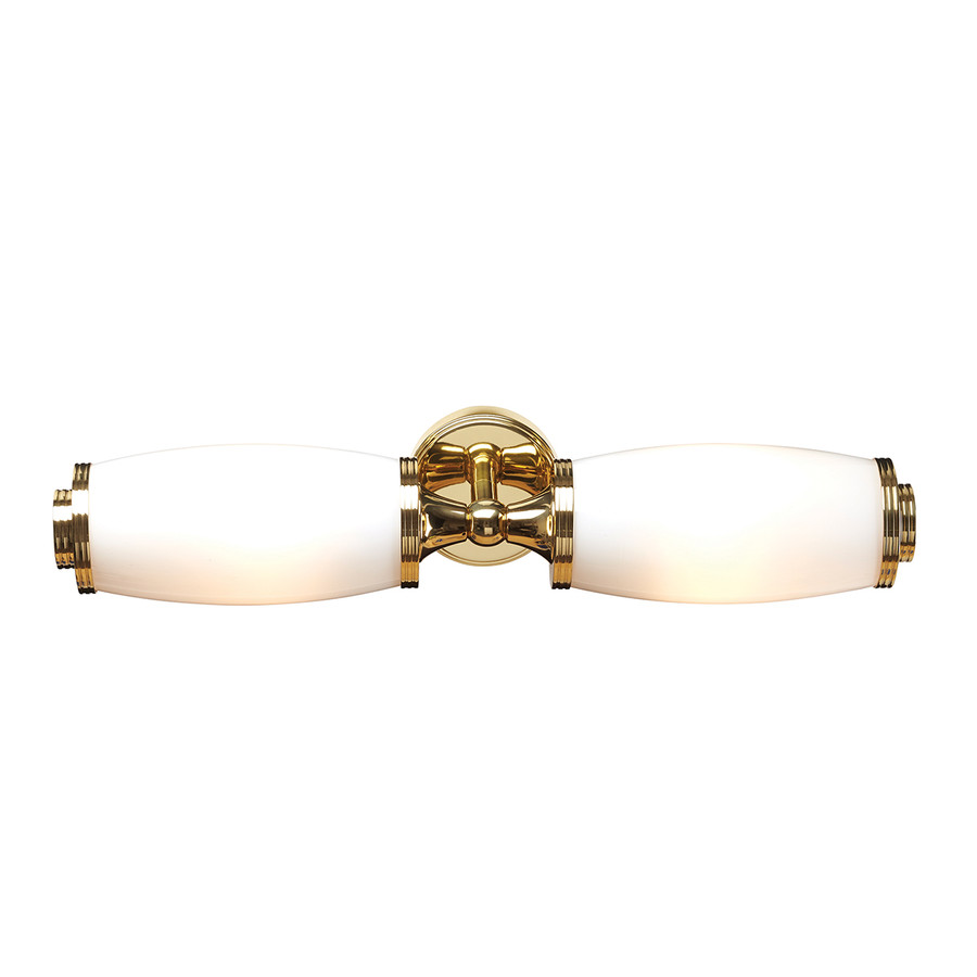 Image of ELSTEAD Bathroom Eliot Twin fali lámpa csiszolt bronz