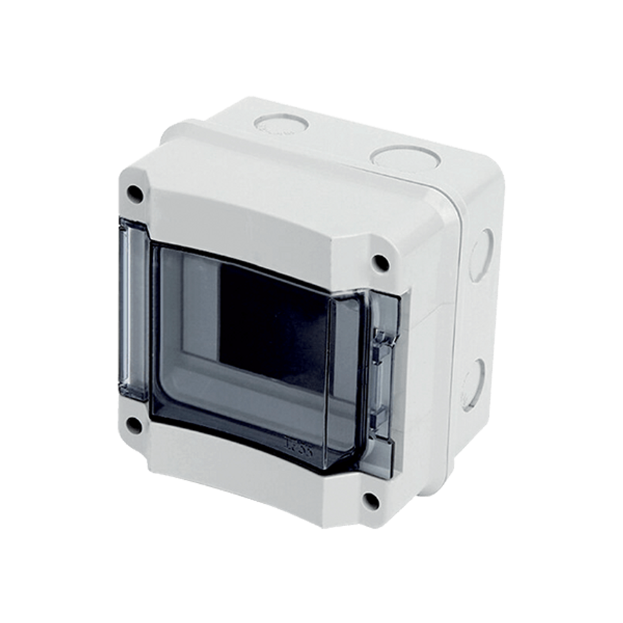 Image of Műanyag falon kívüli elosztódoboz IP55 18 modul