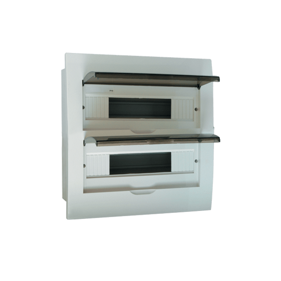 Elosztódoboz süllyesztett, 24 modul IP40 330mm