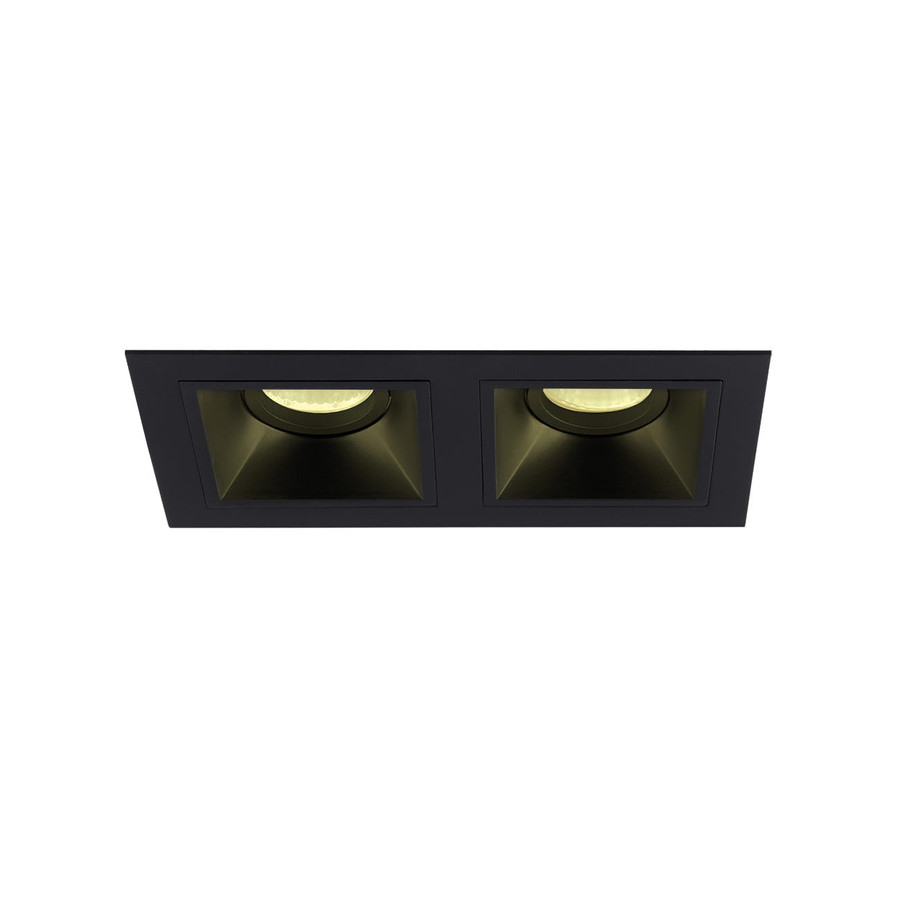 Image of HIT II beépíthető lámpa GU10 2x50W fekete