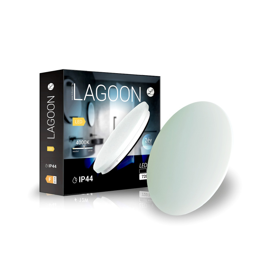 Image of Lagoon 24 W-os natúr fehér mennyezeti lámpa IP44-es védettségű