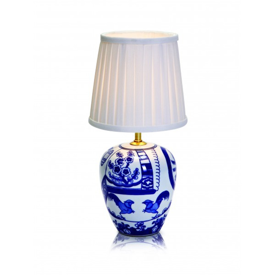 Image of MARKSLÖJD GÖTEBORG Asztali 1L 17cm kék/fehér