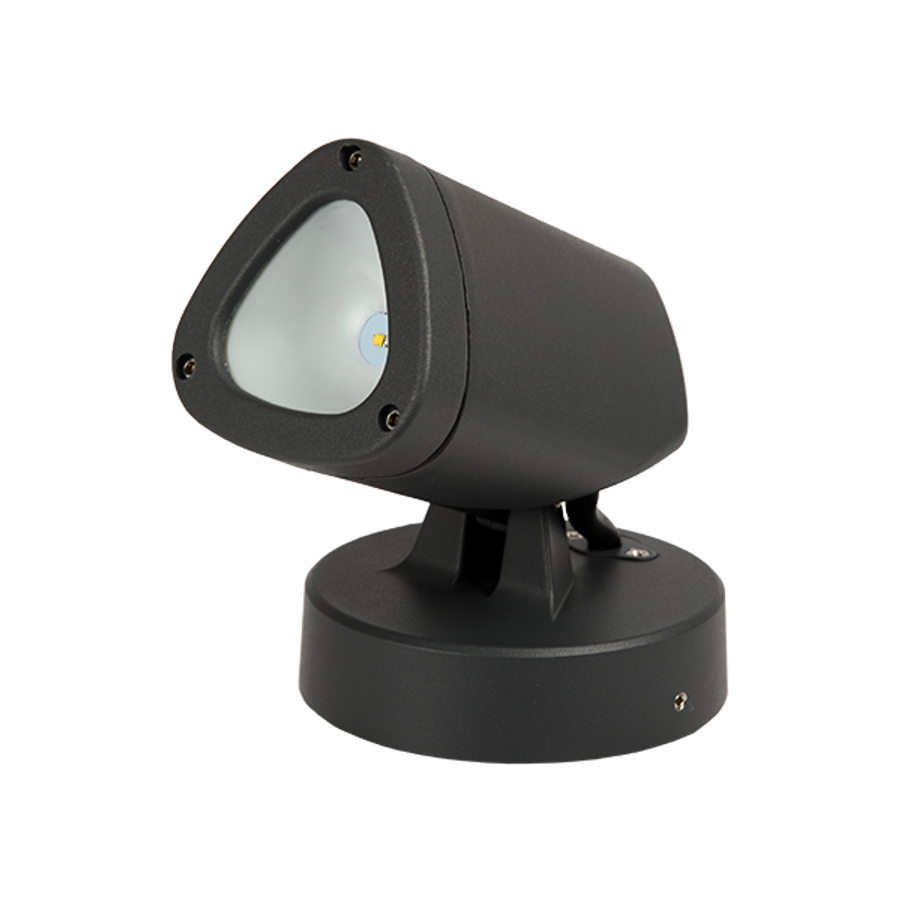 GRF9616 LED kültéri fali lámpa 3W sötét szürke