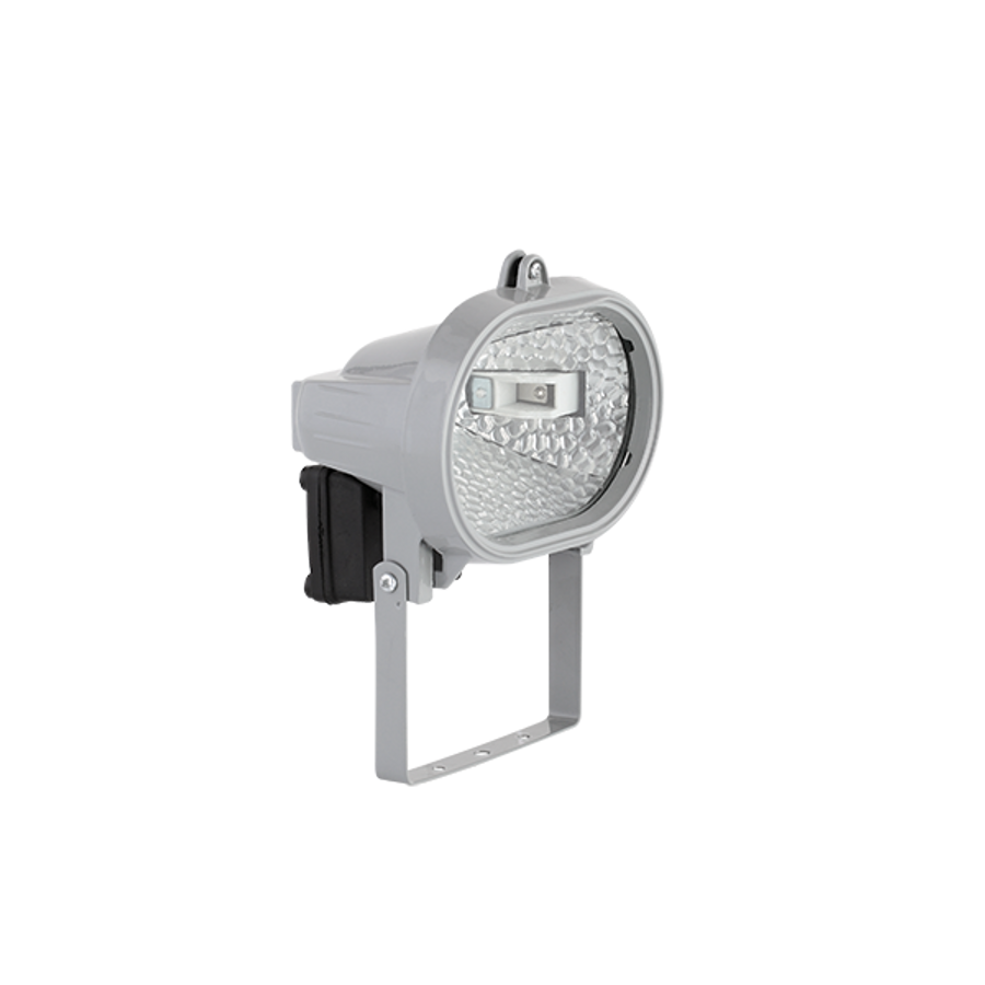 Image of LED-es fényvető, halogén tipusú LED izzóval J78 5,5W szürke