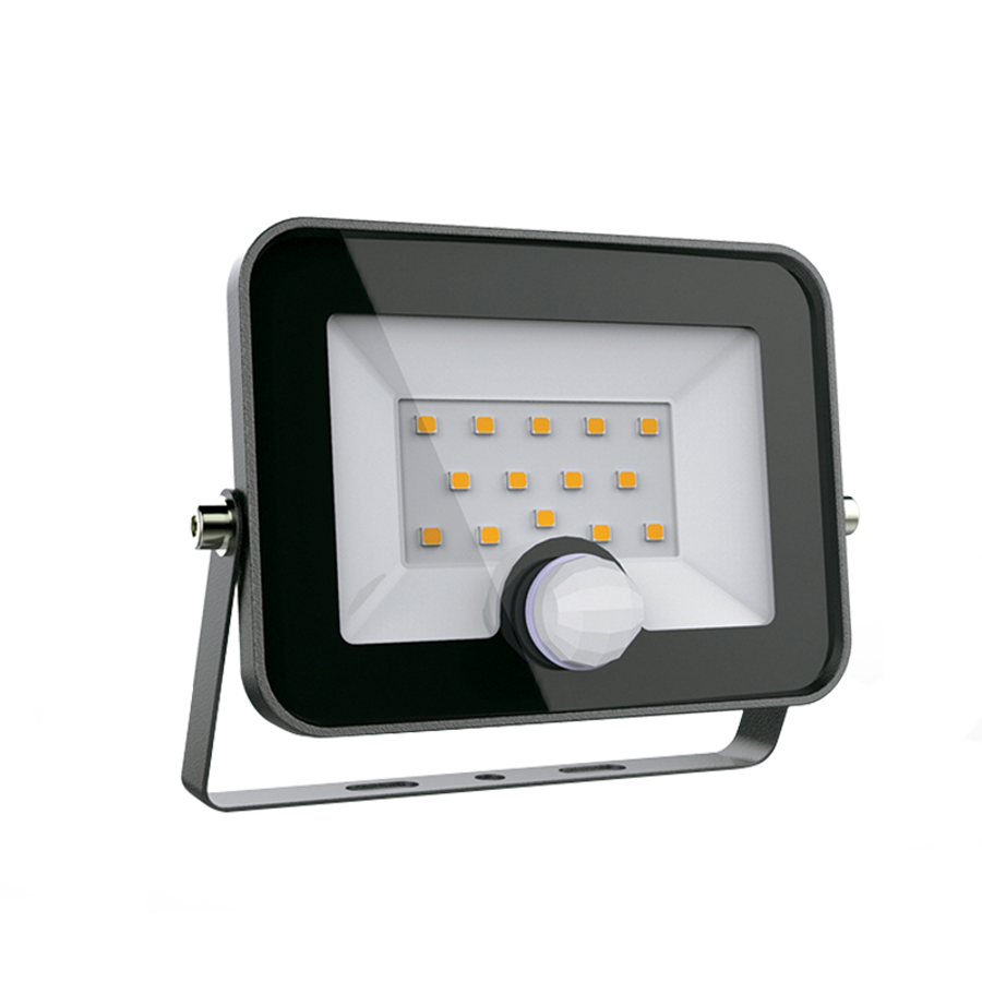 Image of VEGA10 LED kültéri relektor mozgásérzékelővel 10W, 5500K, fekete