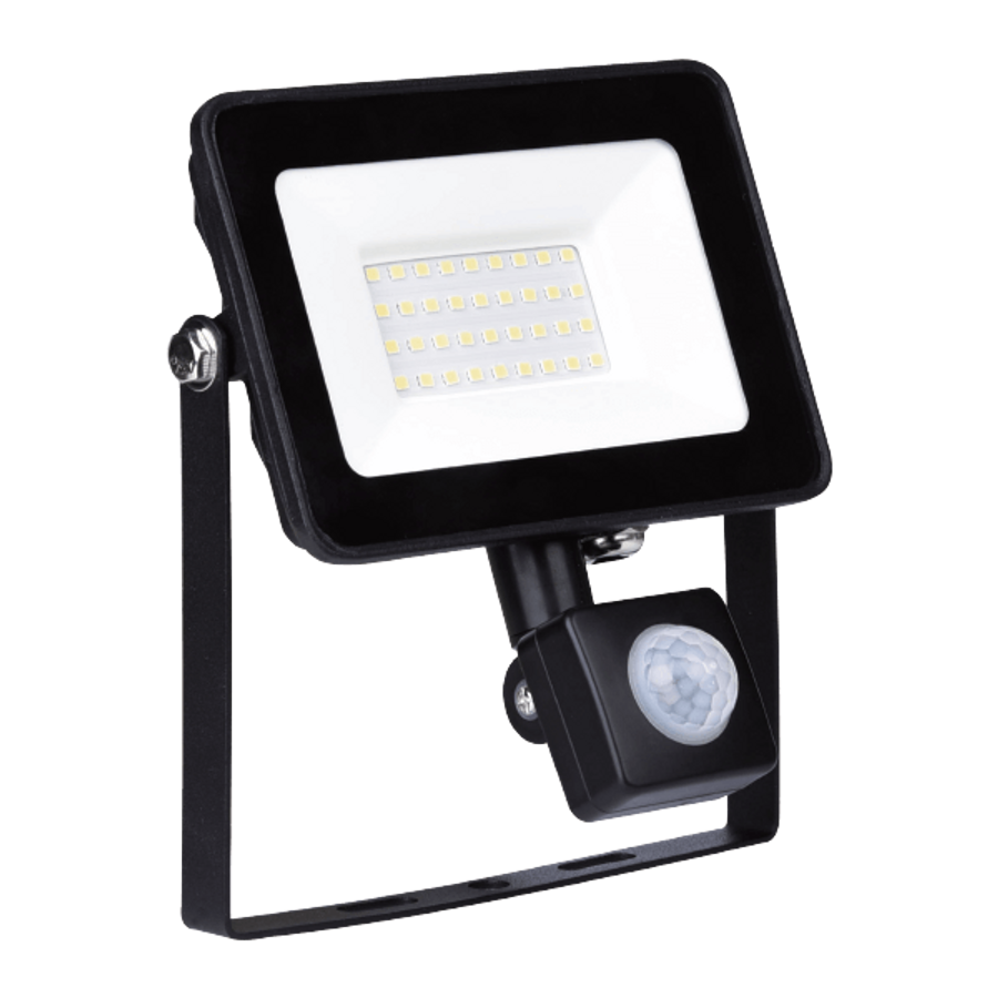 Image of VEGA30 LED kültéri relektor mozgásérzékelővel 30W, 5500K, fekete