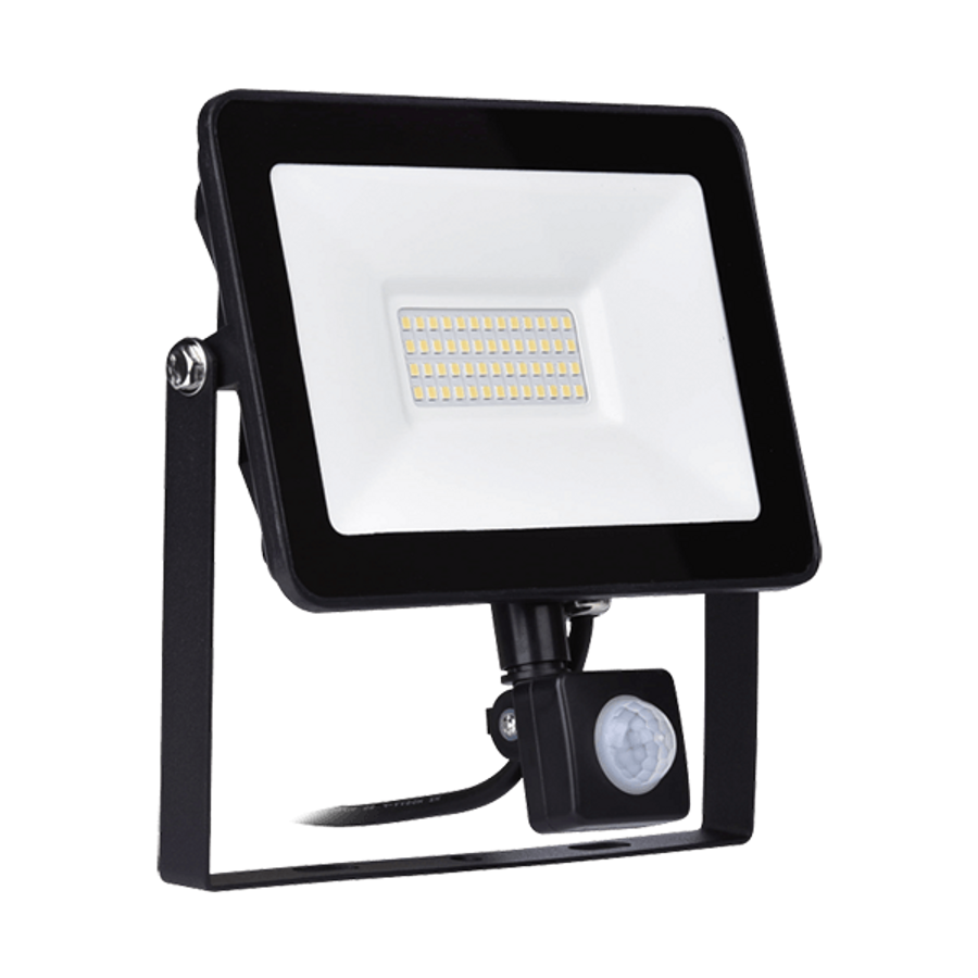 Image of VEGA50 LED kültéri relektor mozgásérzékelővel 50W, 5500K, fekete