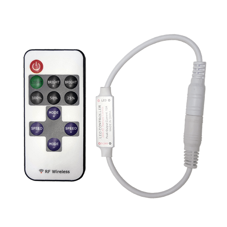 Image of RF mini LED vezérlő 5A(72W) 12VDC