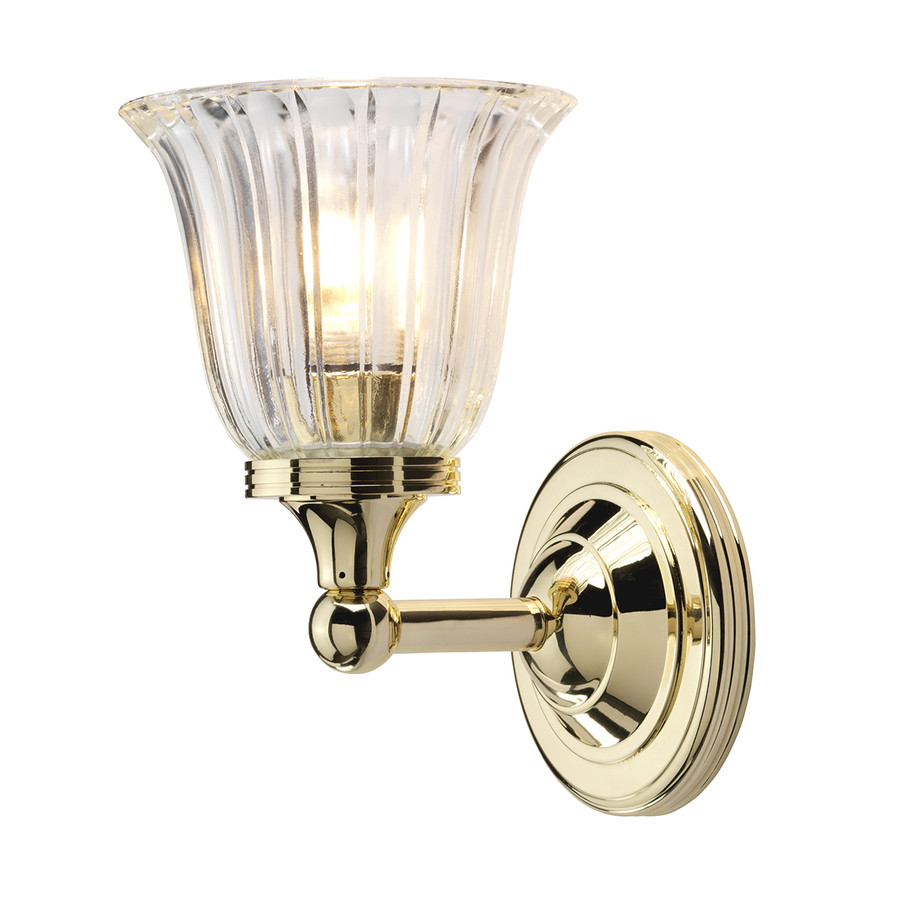 Image of ELSTEAD Austen1 csiszolt bronz fürdőszobai fali lámpa