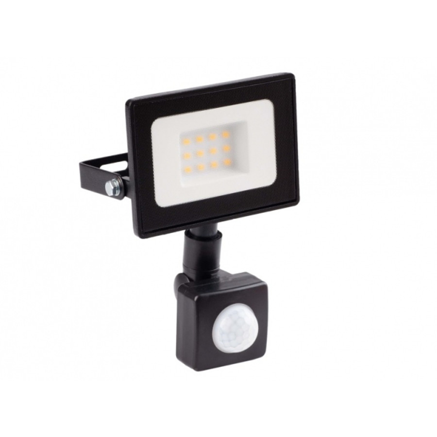 Image of EcoLight 10 W-os natúrfehér mozgásérzékelős LED reflektor