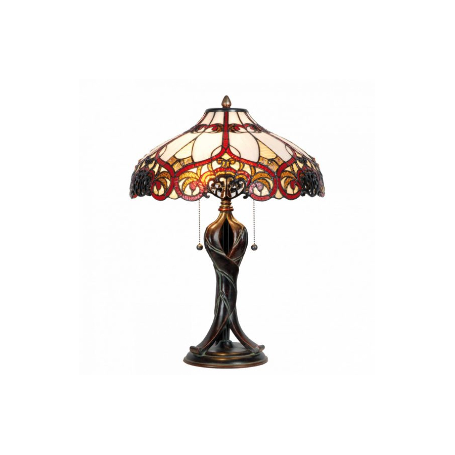 Filamentled Fintry Tiffany asztali lámpa