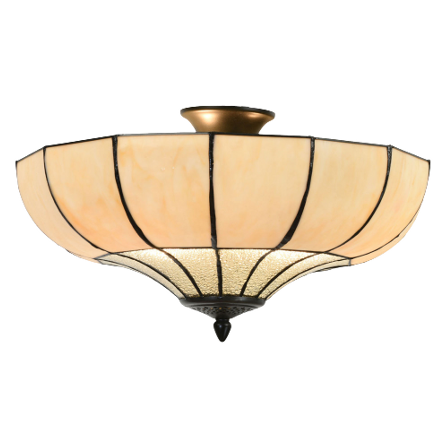 Image of Filamentled Pencombe Tiffany mennyezeti lámpa 2x60W