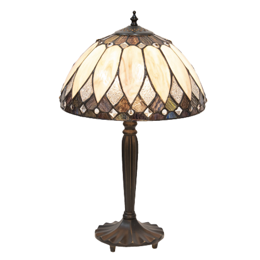 Image of Filamentled Preston M, Tiffany asztali lámpa 46 cm