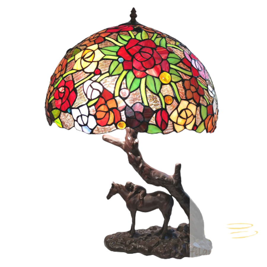 Image of Filamentled Horse Tiffany asztali lámpa
