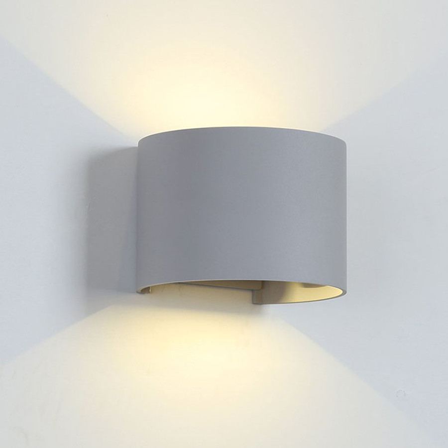 Image of LED kültéri fali lámpa 2X5W 4000K IP54 szürke