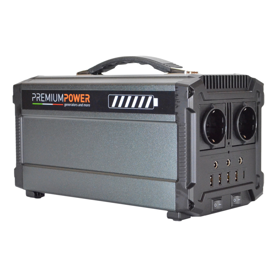 Image of Premium Power PB500 hordozható energia tároló 144 Ah - 500W