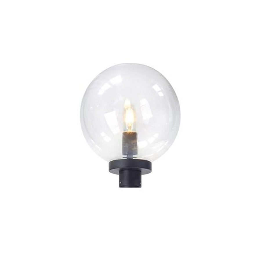 Image of SPHERE kültéri lámpafej ARTIC (107122) modellhez fekete/üveg E27 1x100W