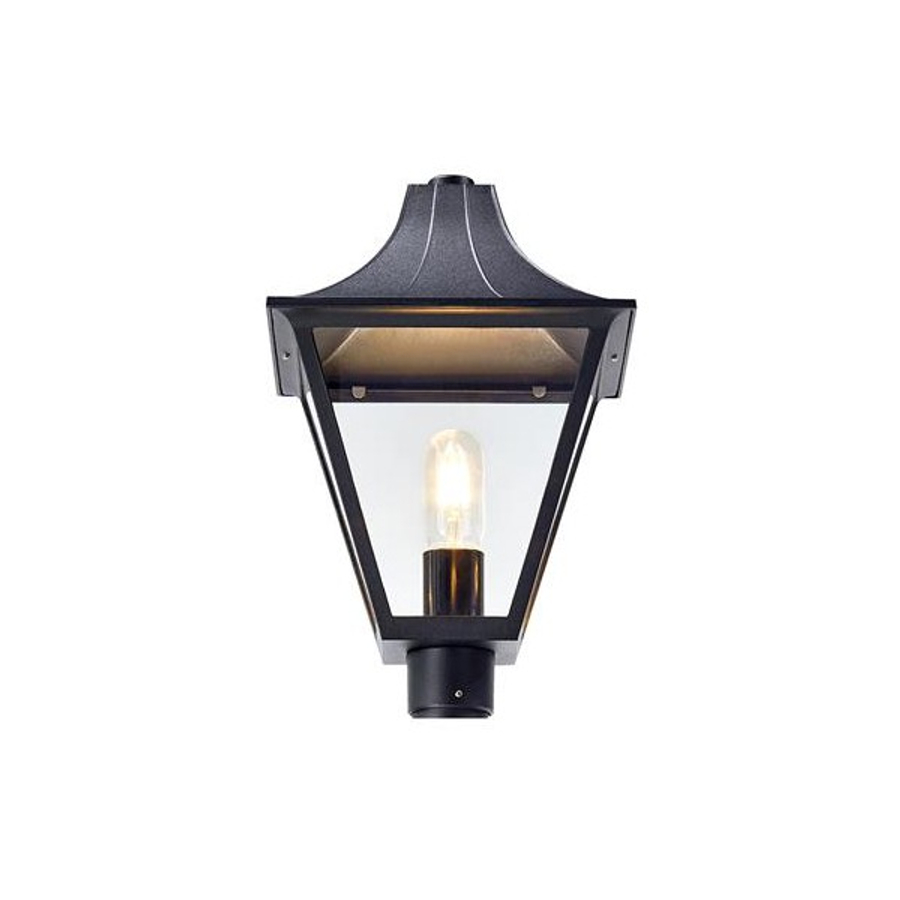 DANDY kültéri lámpafej ARTIC (107122) modellhez fekete/üveg E27 1x100W