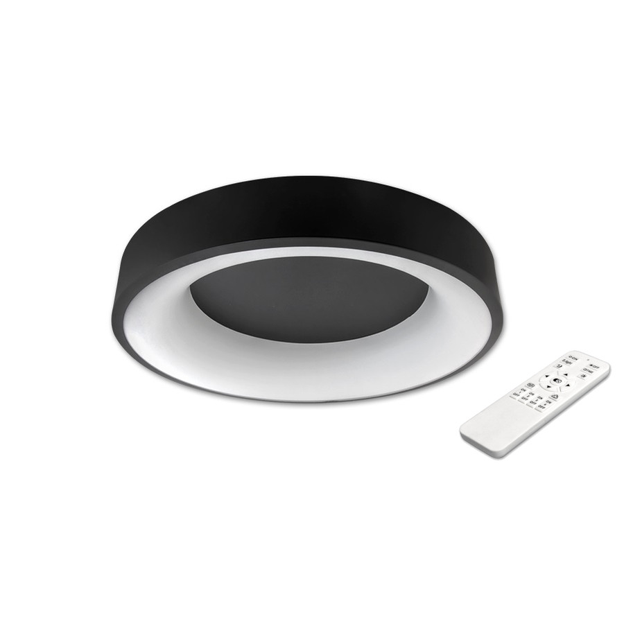 Image of Galaxis Nova szabályozható színhőmérsékletű fekete LED csillár 54W