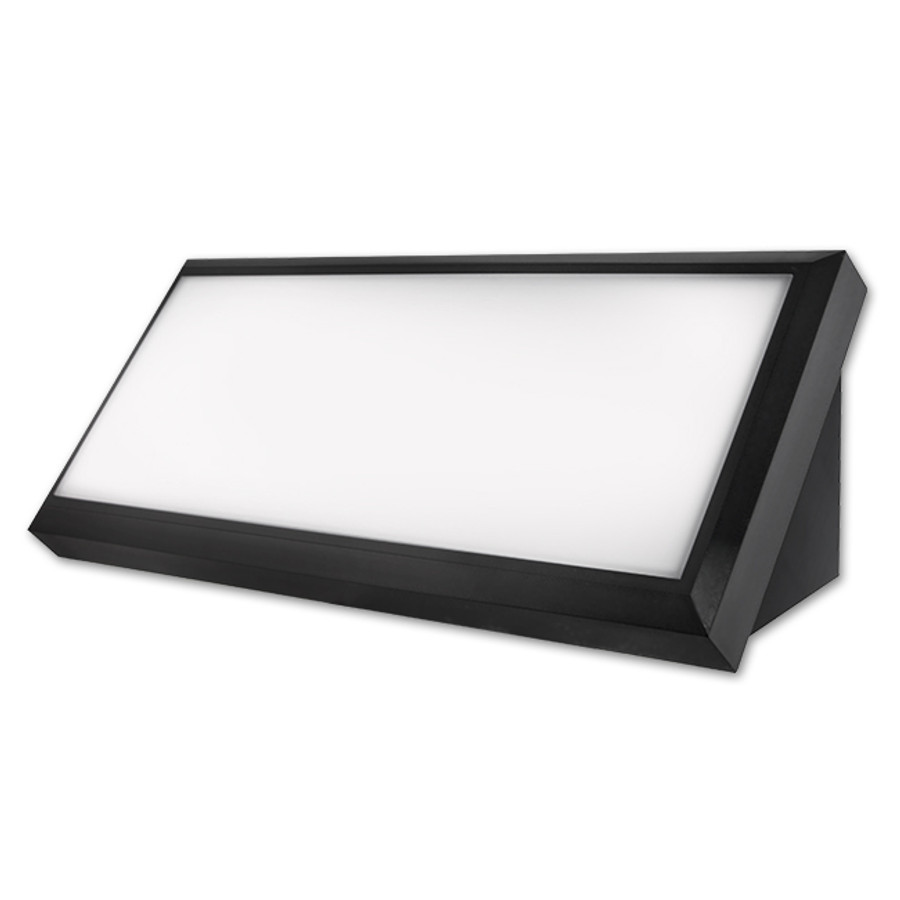 Image of MasterLED Ferra 12 W-os natúr fehér, fekete falilámpa
