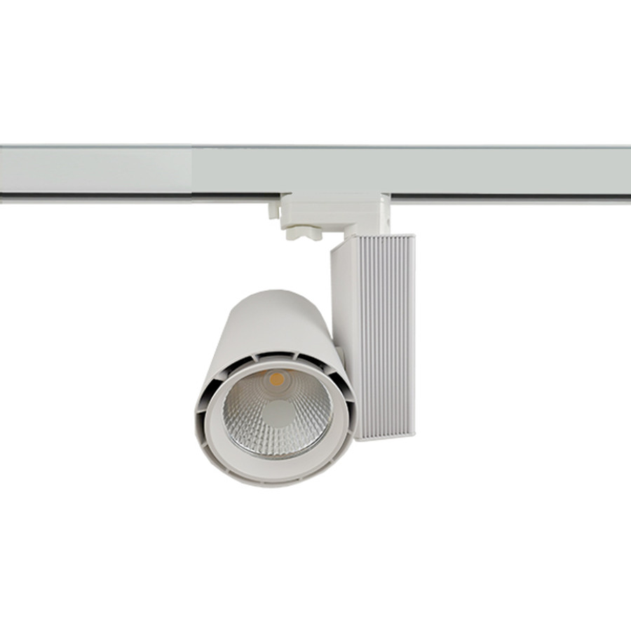 Image of MasterLED Oro sínre szerelhető 30 W-os fehér színű, natúr fehér lámpa