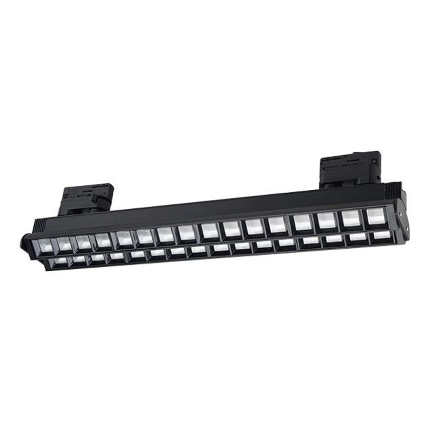 Image of MasterLED Sara duo fekete színű, natúr fehér 48 W-os 60 cm-es sínre szerelhető lámpa