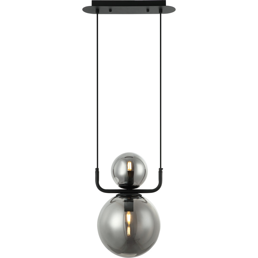 Image of MIRA függeszték 2x40W fekete