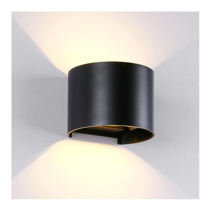 Image of LED kültéri fali lámpa 2X5W 4000K IP54 fekete