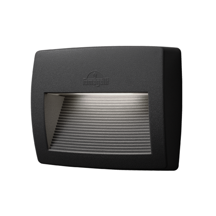 Image of LORENZA 150 LED kültéri fali lámpa 7.5W fekete