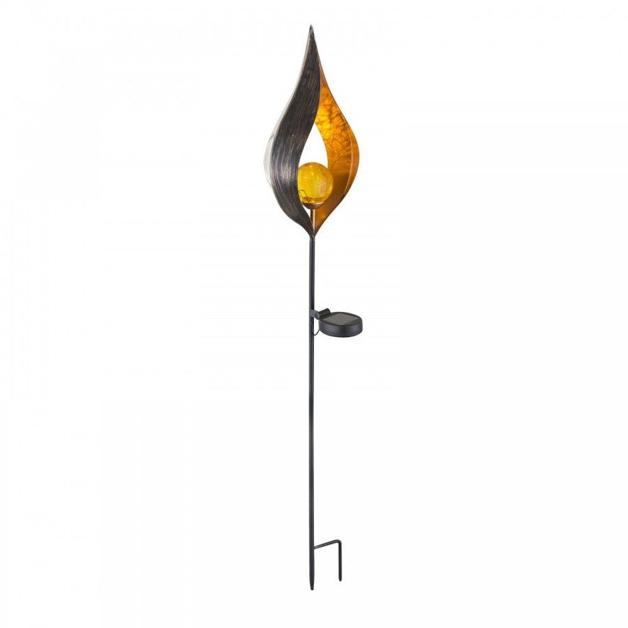 Image of GLOBO szolár leszúrható lámpa bronz 90cm