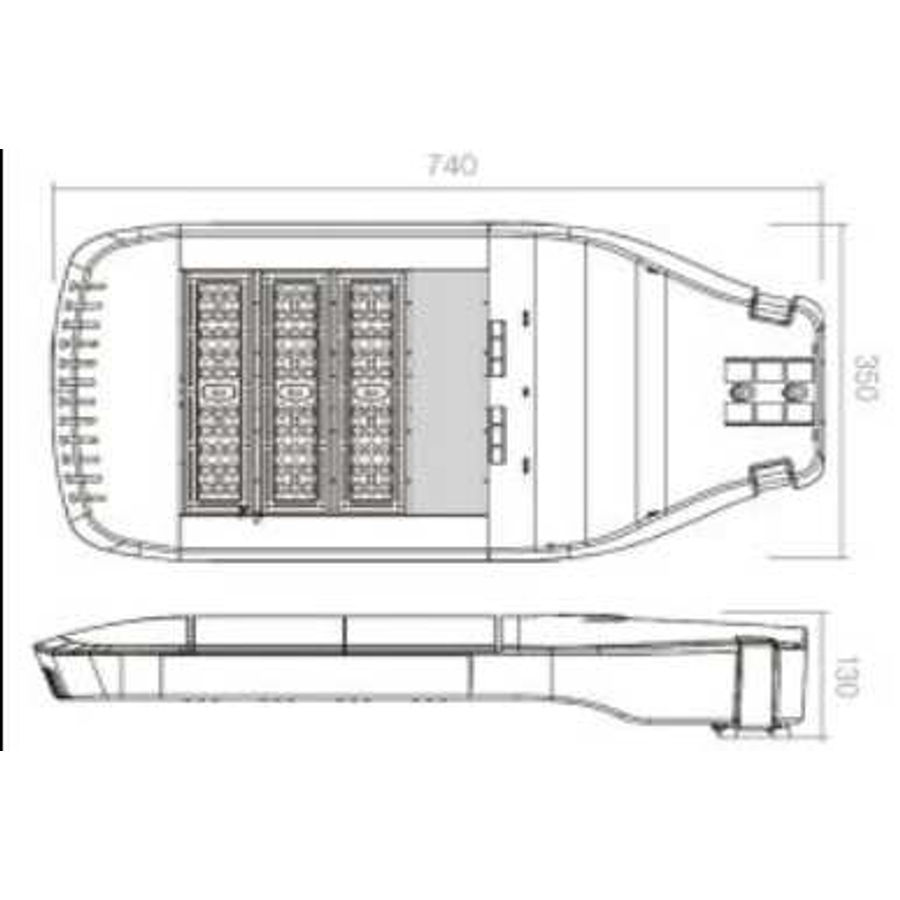 Image of LED közvilágítási lámpatest - 150W