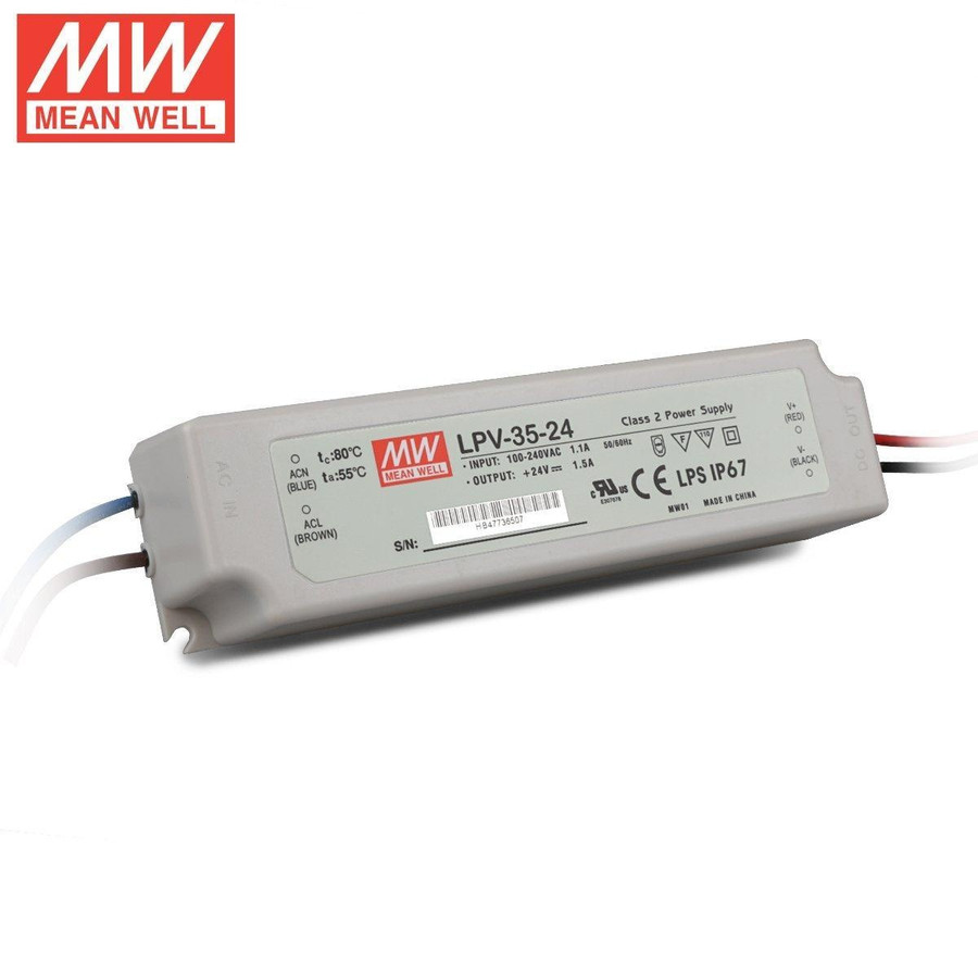 Image of Meanwell kültéri trafó LPV-35-24 IP65