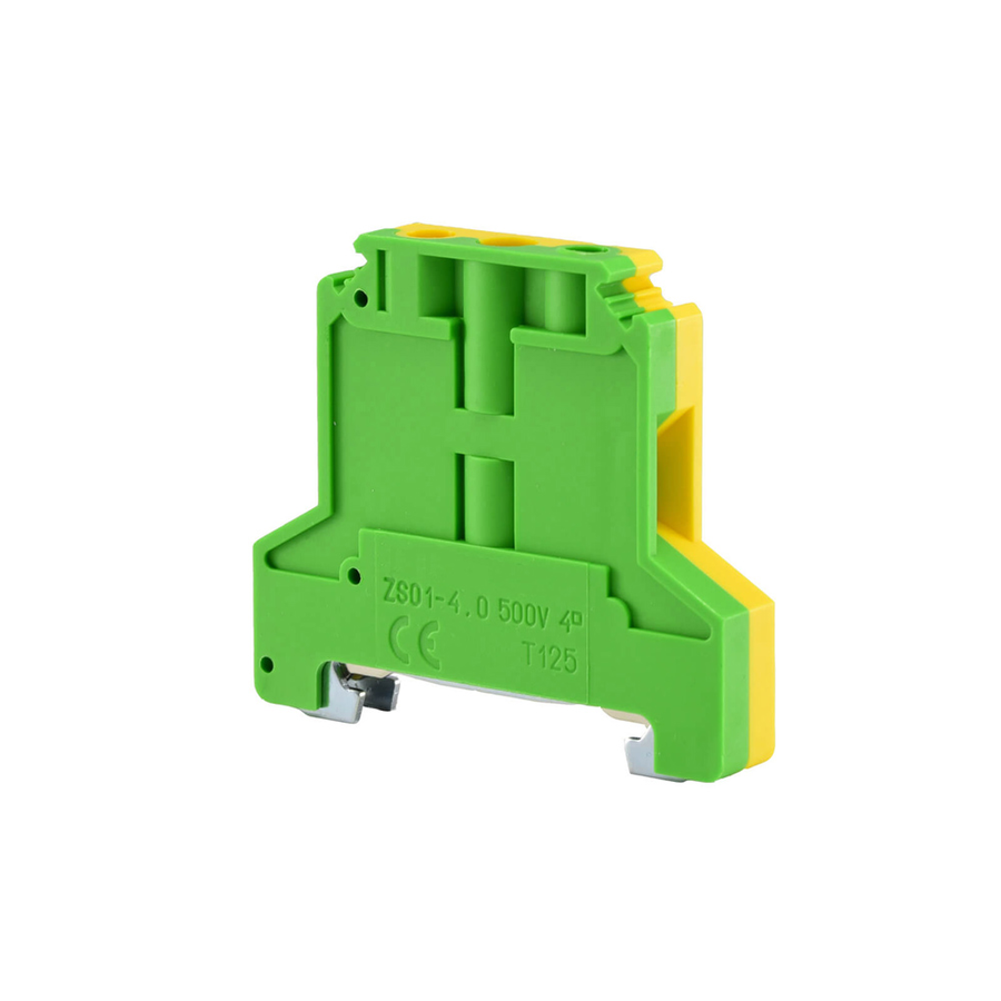 Image of SCREW TERMINAL BLOCK 4MM2 HF PA66 UL94, Y/G