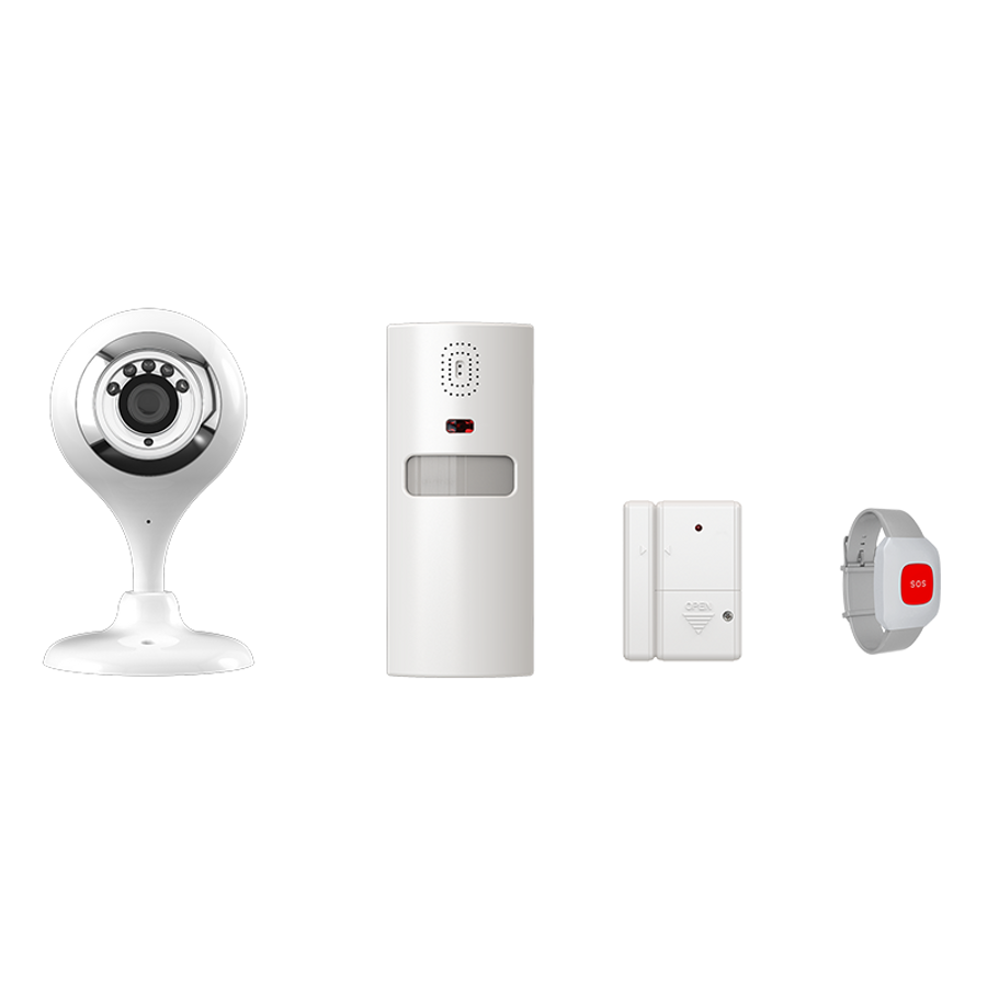 Image of WIFI IP CAMERA WITH ALARM SYSTEM- KIT