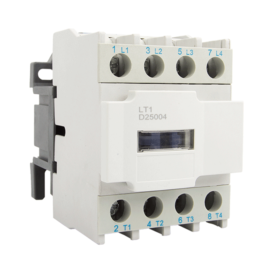 CONTACTOR 4P LT1- D2510 25A 400V 1NO CONTACTOR 4P LT1- D2510 25A 400V 1NO