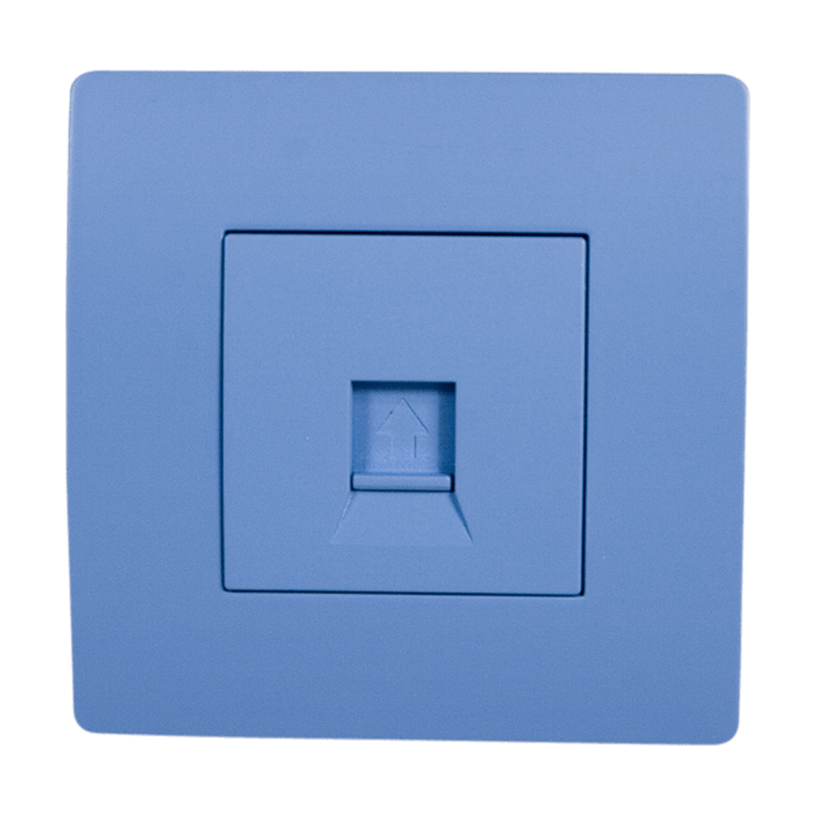 Image of EL BASIC TZ112 COMPUTER LINE SOCKET BLUE-OLD